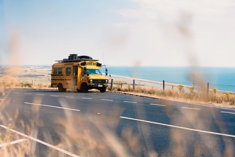 Couple Converts 1993 GMC School Bus into Tiny House