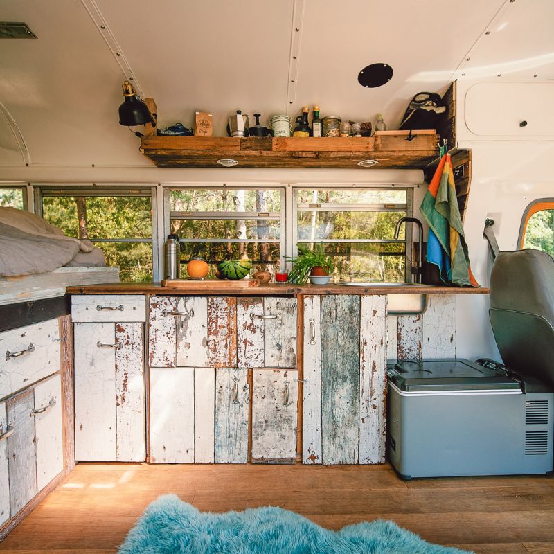 Couple Converts 1993 GMC School Bus into Tiny House