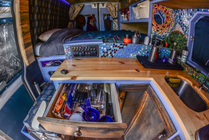 Couple Turns 2017 Mercedes Sprinter Van into Solar-Powered Motorhome