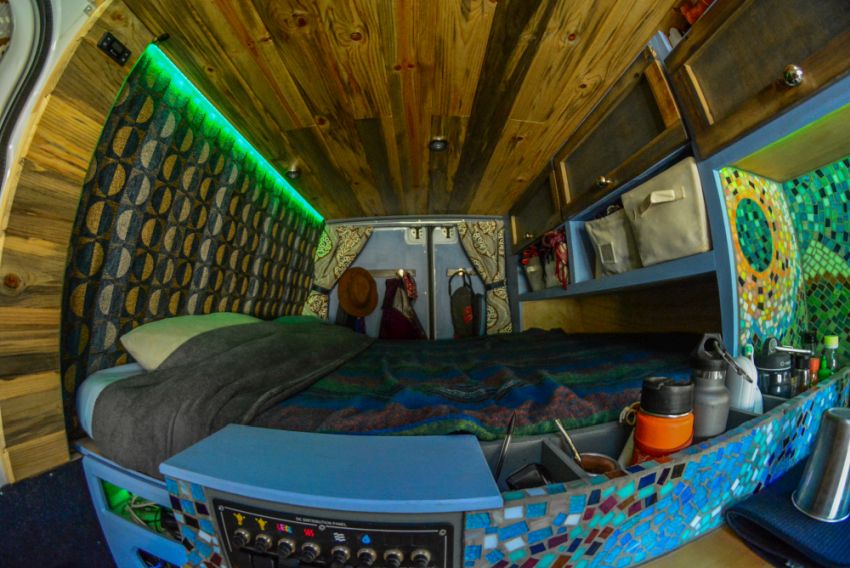 Couple Turns 2017 Mercedes Sprinter Van into Solar-Powered Motorhome