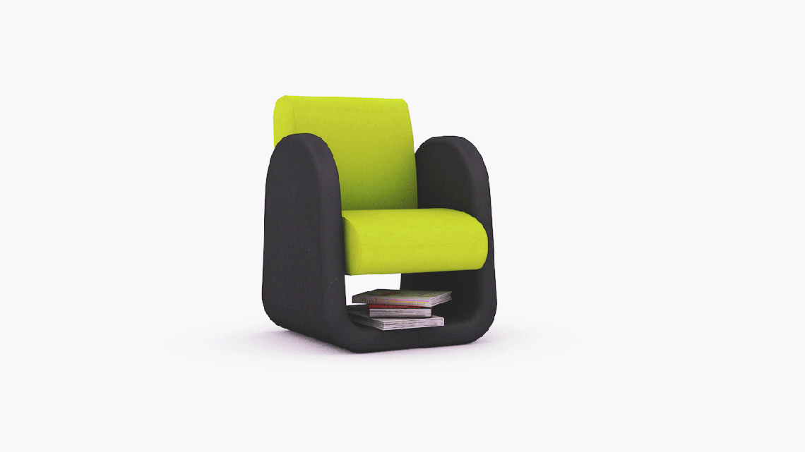 Framin Soft Armchair by Juanny Barcelò Borges