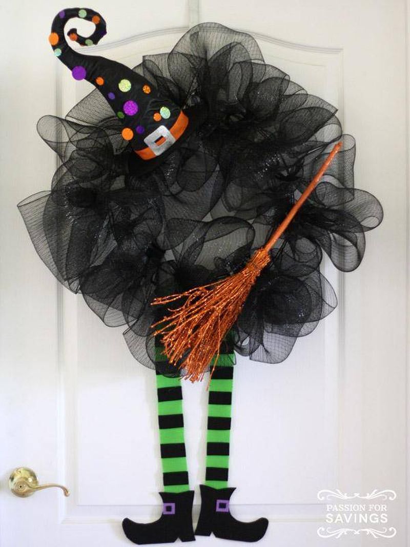 Halloween Witch wreath