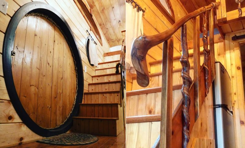 Hobbit Tiny House on Wheels at WeeCasa Resort in Colorado