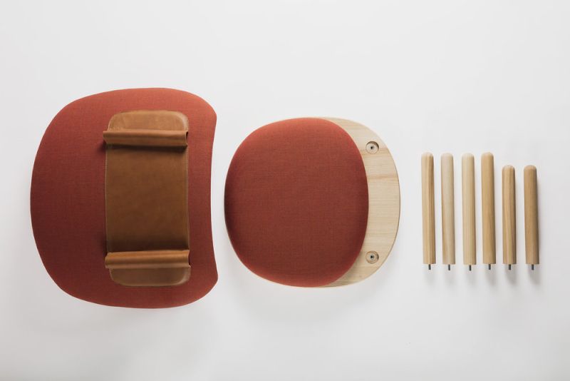 Naïve Low Chair by etc.etc. Features Ready-to-Assemble Design - Chair Design