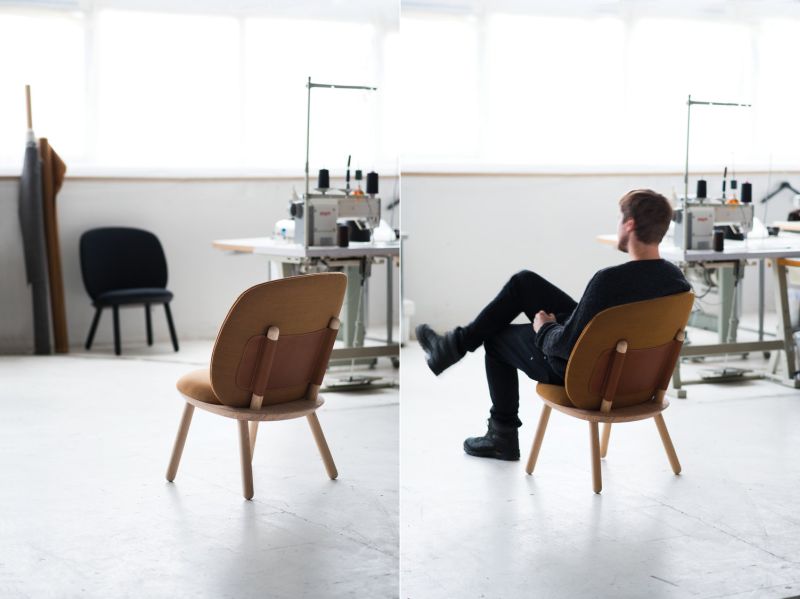 Naïve Low Chair by etc.etc. Features Ready-to-Assemble Design - Chair Design