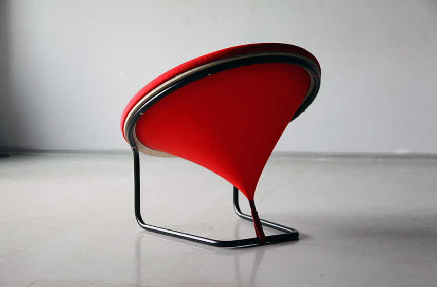Red Dot Armchair by Gaudute Zilyte