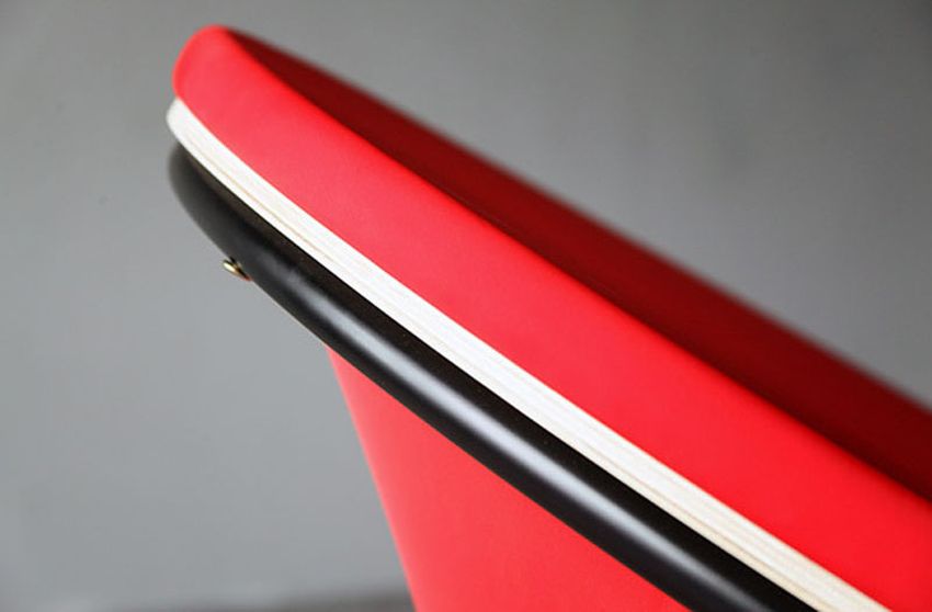 Red Dot Armchair by Gaudute Zilyte