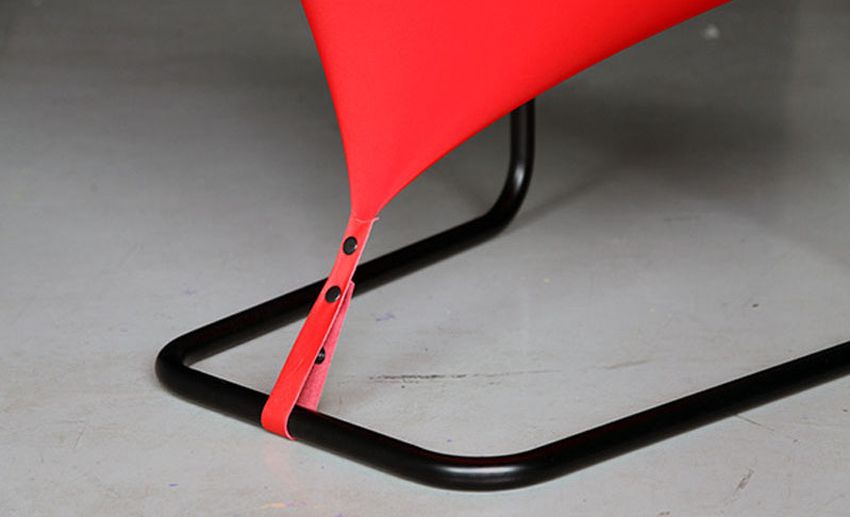 Red Dot Armchair by Gaudute Zilyte