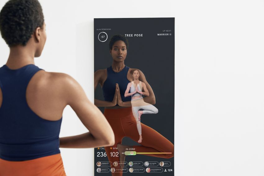 $1,500 smart mirror brings live fitness classes to your home