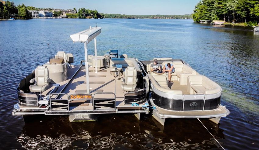 2x Marine Pontoon