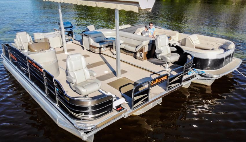 2x Marine Pontoon