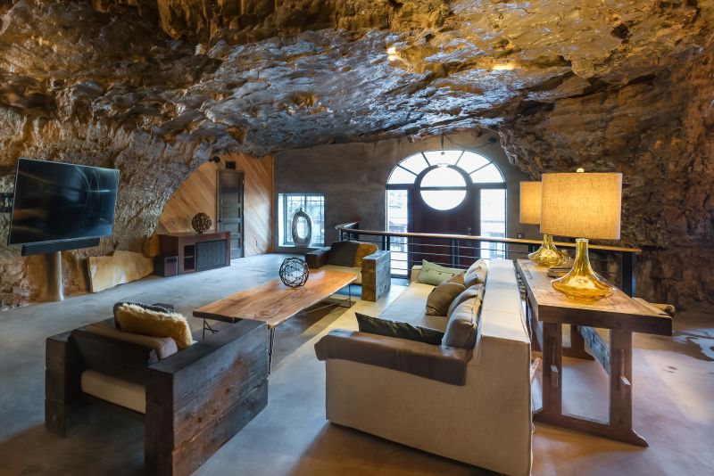 This Cave House in Arkansas can be Rented for $1,600 Per Night 