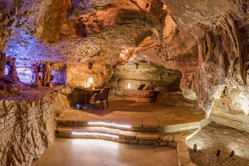 This Cave House in Arkansas can be Rented for $1,600 Per Night 