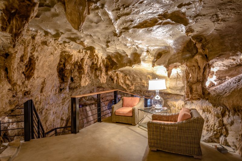 This Cave House in Arkansas can be Rented for $1,600 Per Night 