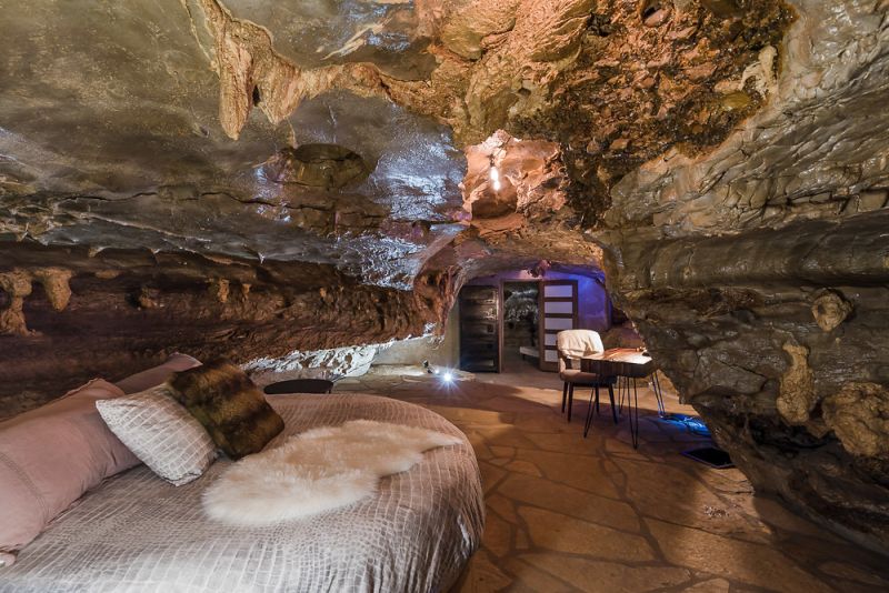 This Cave House in Arkansas can be Rented for $1,600 Per Night 