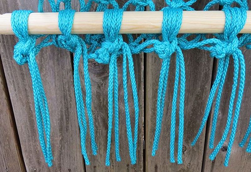 DIY Hammock You can Make with Macramé Rope