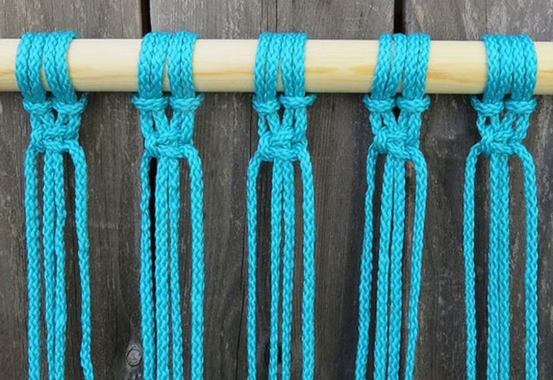 DIY Hammock You can Make with Macramé Rope