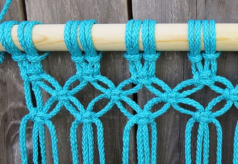 DIY Hammock You can Make with Macramé Rope