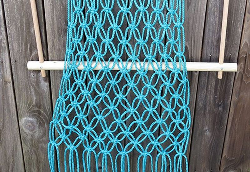 DIY Hammock You can Make with Macramé Rope