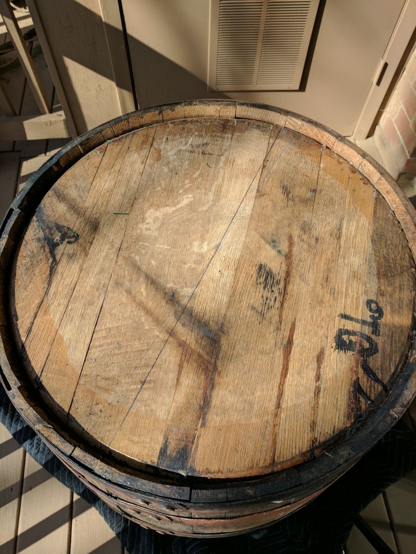 Marking the Old Whiskey Barrel 