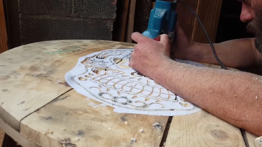 DIY Sugar Skull Table for Halloween