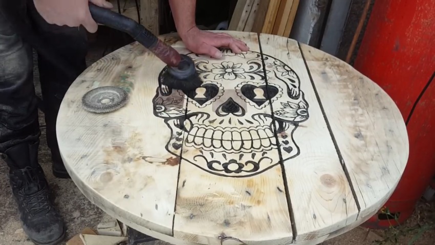 DIY Sugar Skull Table for Halloween