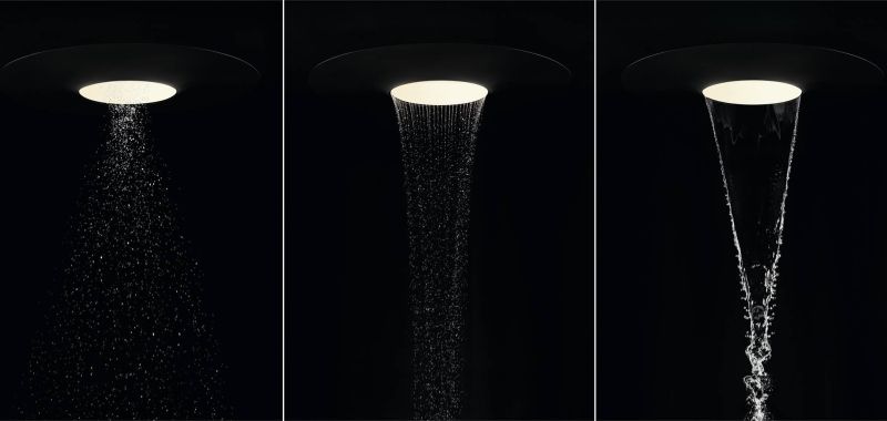 Dornbracht’s Aquamoon Shower with Waterfall Effects