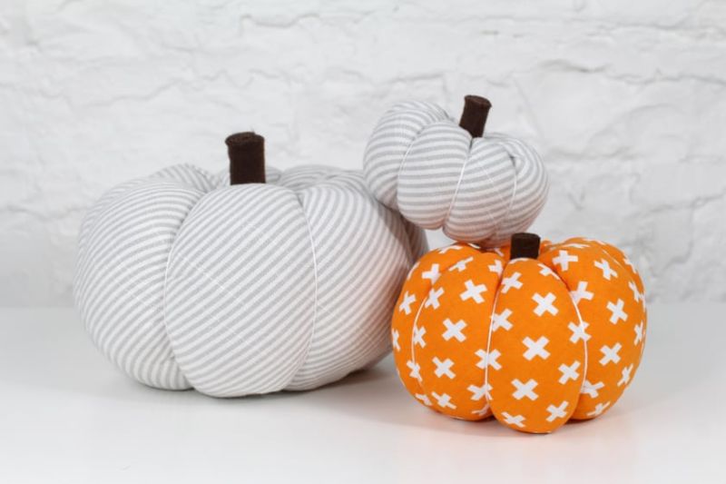 DIY Fabric pumpkin