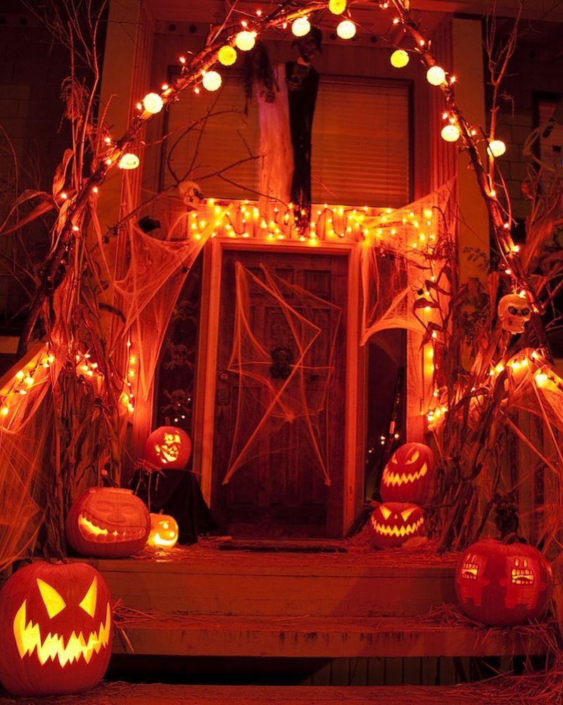 Outdoor lights halloween decor