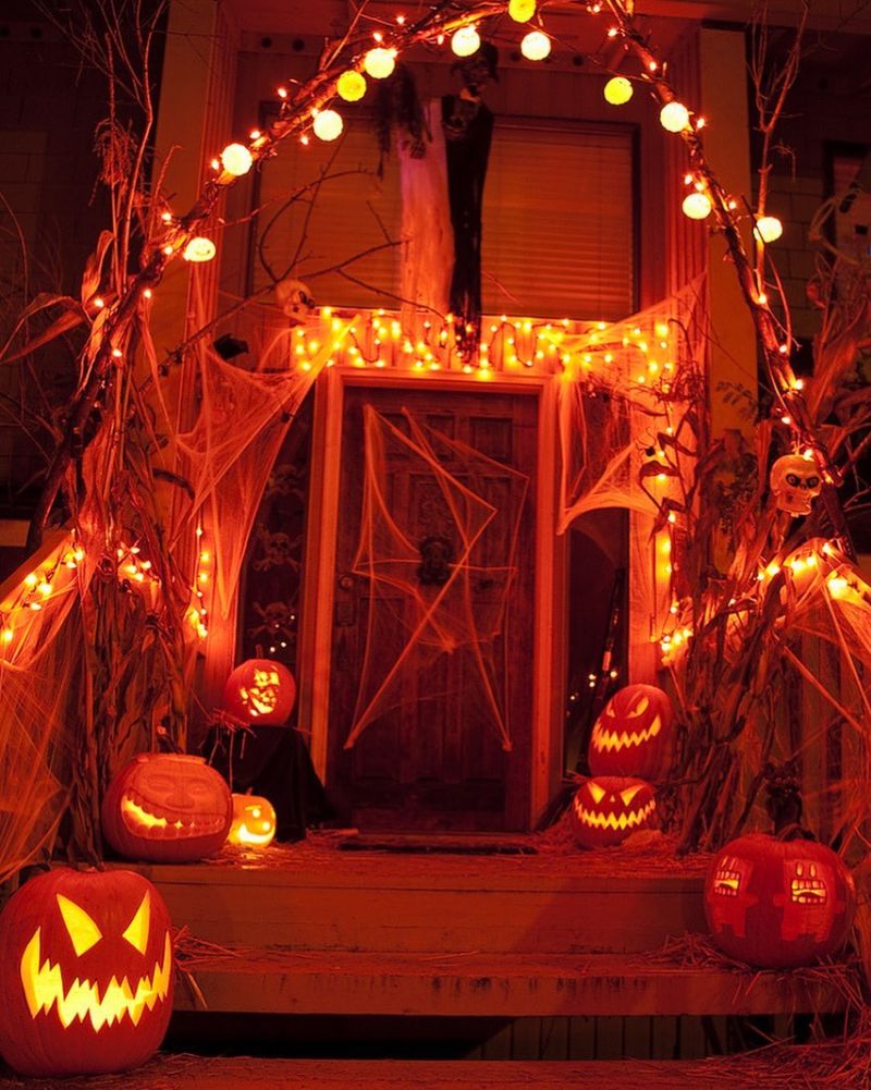 Outdoor lights halloween decor 