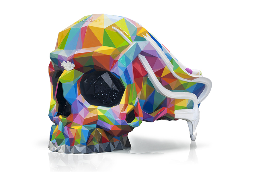 Harow Skull Chair By Okuda San Miguel Radiates Artistic Vibes