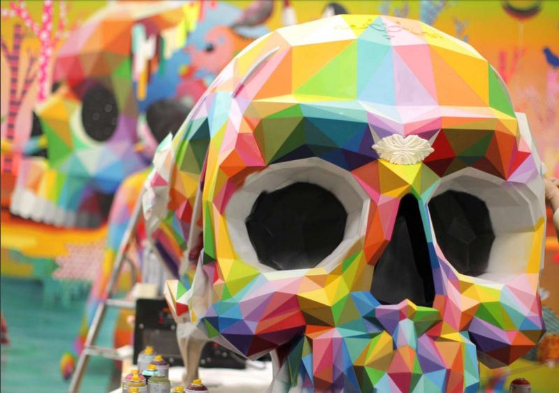 Harow Skull Armchair by Okuda San Miguel - Unique Chair design