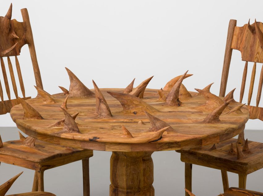 Hugh Hayden Creates Impractical Furniture with Spikes and Branches