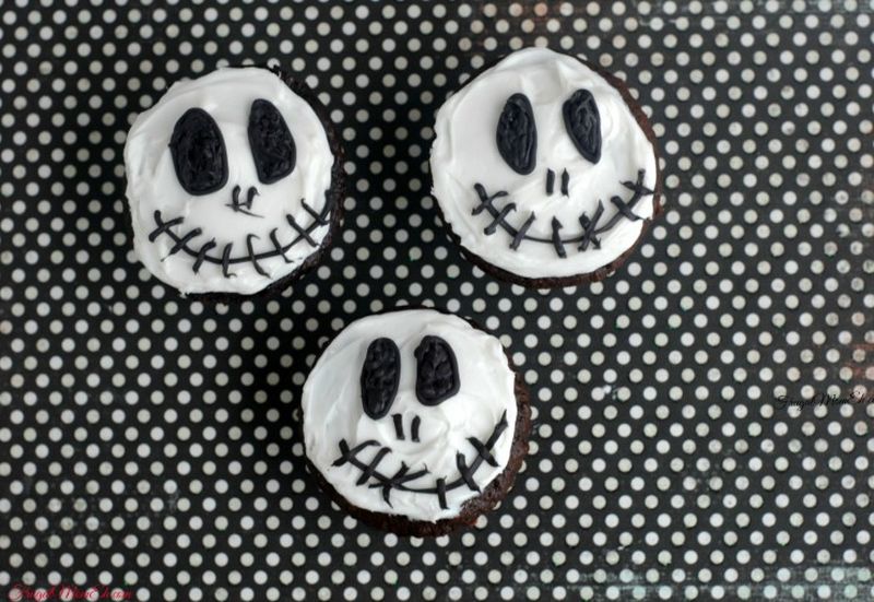 Jack Skellington cupcakes