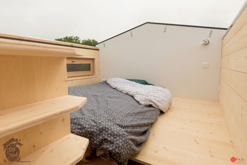 Optinid’s Cécile Tiny House with Retractable Roof