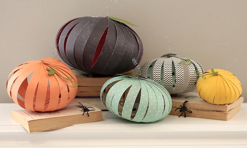 55 DIY Pumpkin Decorations Made from Different Materials