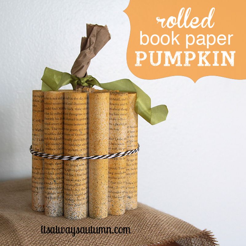 15+ DIY Halloween Pumpkin Decorations from Different Materials 