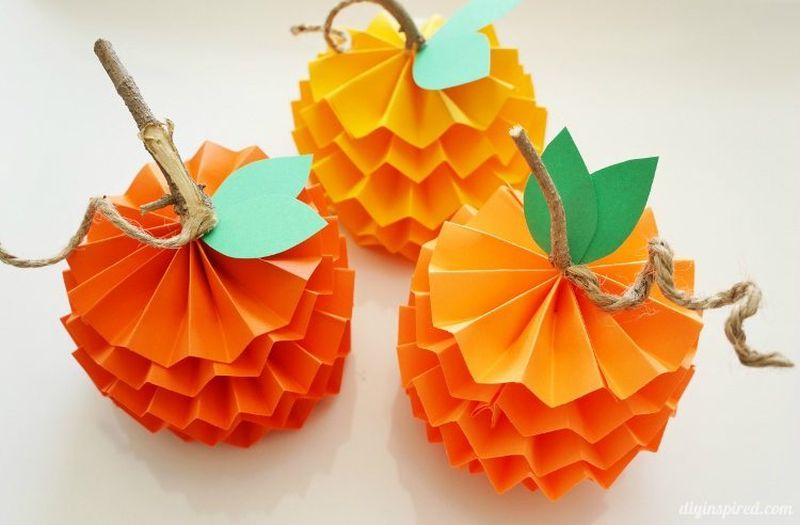 15+ DIY Halloween Pumpkin Decorations from Different Materials 