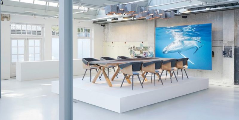 Plastic Whale Fishes Ocean Waste to Create Office Furniture