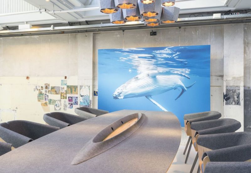 Plastic Whale Fishes Ocean Waste to Create Office Furniture