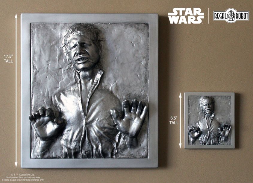 Regal Robot Introduces Star Wars-inspired Han Solo Carbonite Wall Plaques