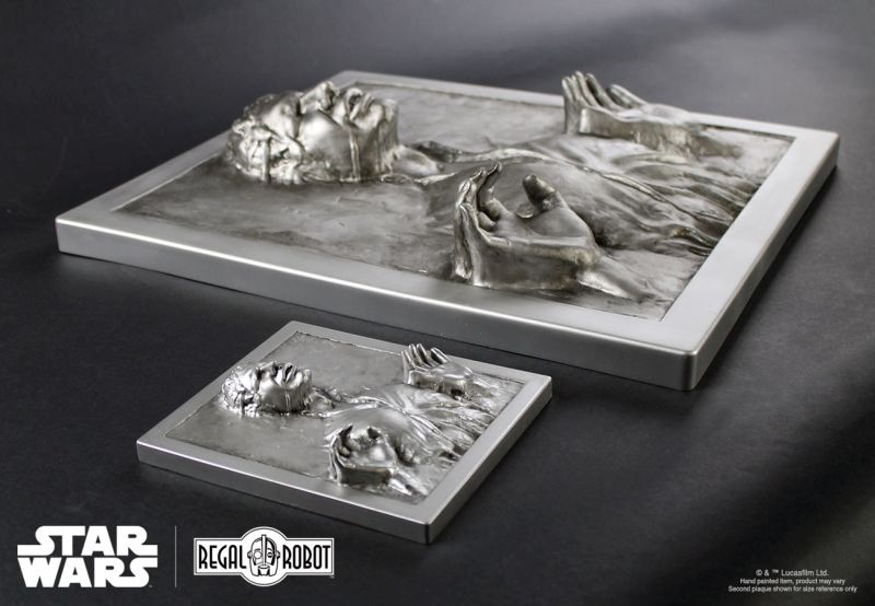Regal Robot Introduces Star Wars-inspired Han Solo Carbonite Wall Plaques 