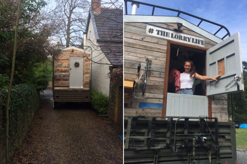 The Lorry Life: Off-Grid House Truck of Tom and Sophie 