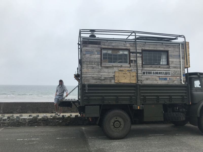 The Lorry Life: Off-Grid House Truck of Tom and Sophie 