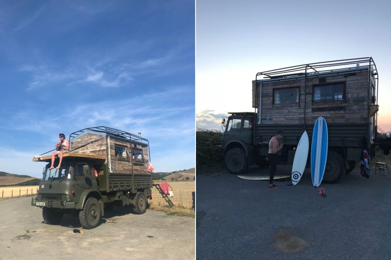 The Lorry Life: Off-Grid House Truck of Tom and Sophie 