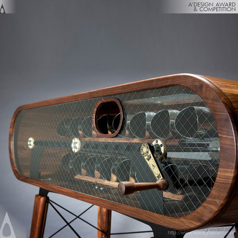 Wine credenza II by Han Sung-Jae of Analogizm