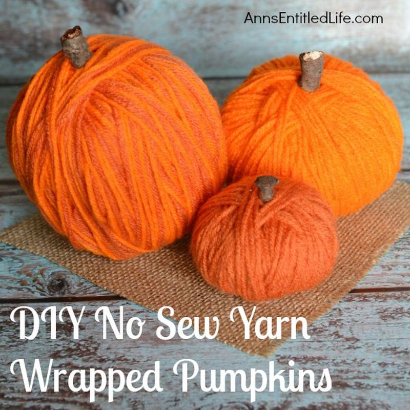 Yarn pumpkiin ideas