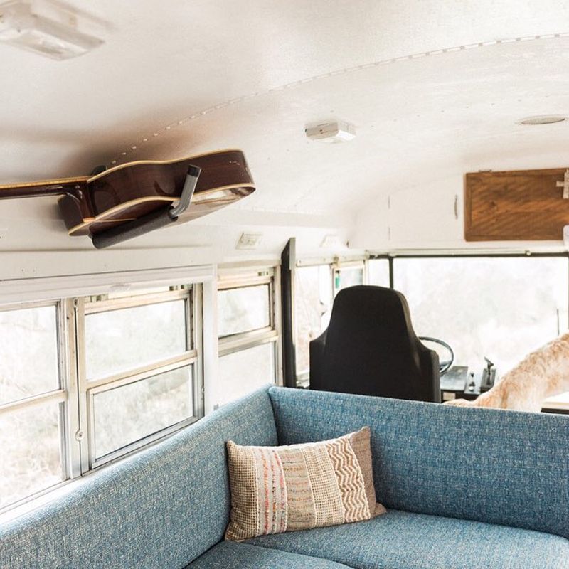 A Family of Six Travelling Full-Time in their Converted Bus Home