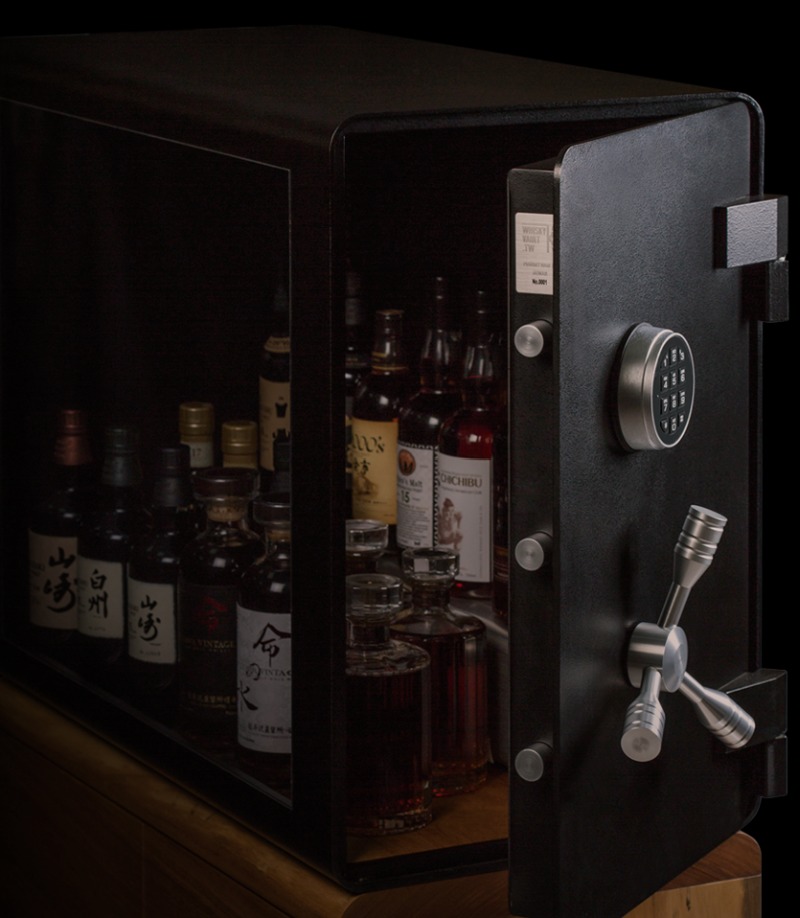 Bulletproof Whisky Vault Displays Your Booze Safely