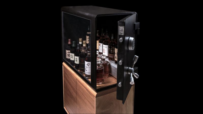 Bulletproof Whisky Vault Displays Your Booze Safely